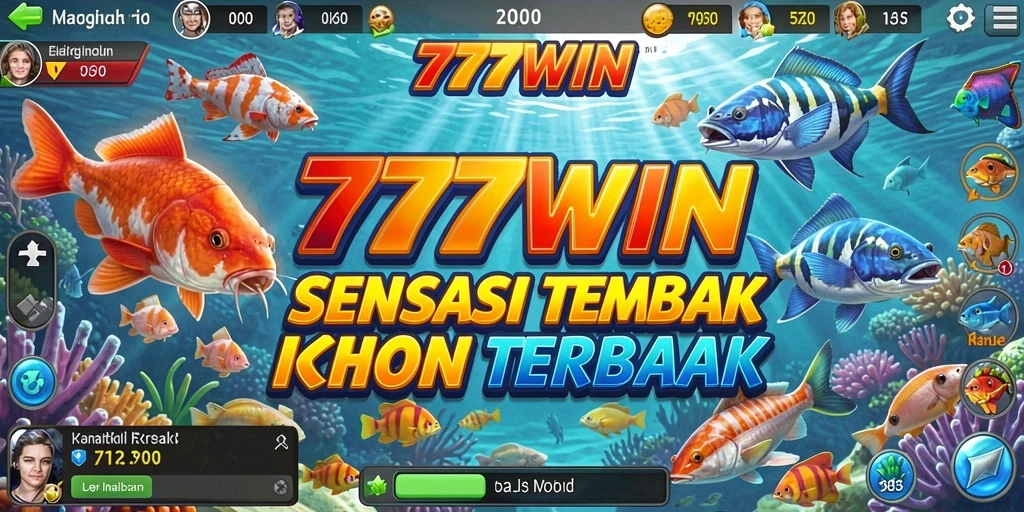 Gameplay seru 777WIN dengan aksi menembak ikan yang memukau.