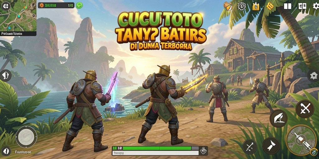 Tampilkan gameplay seru CUCUTOTO dalam dunia terbuka.