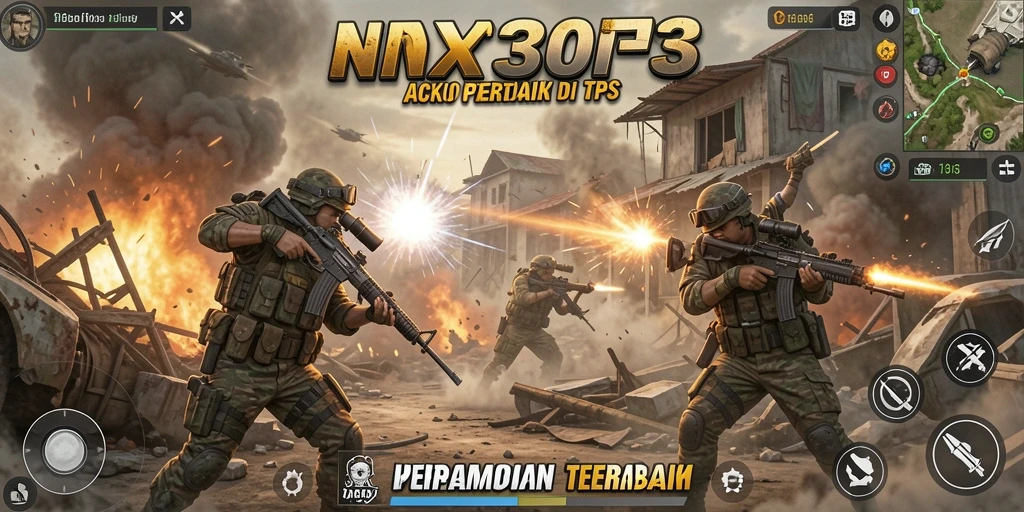 Tampilan menegangkan dari pertempuran di NX303 dengan grafis menawan.