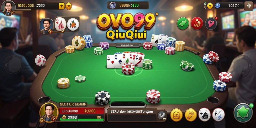 Gameplay seru QiuQiu di OVO99 yang penuh tantangan.