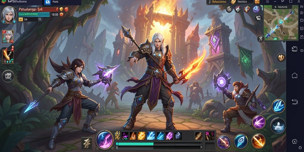 Tampilkan aksi seru dalam game MMORPG RAP89 dengan grafik memukau.