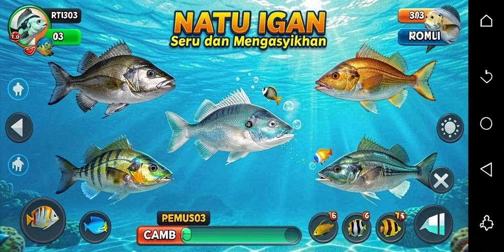 Screenshot gameplay Tembak Ikan yang menarik dari RATU303.