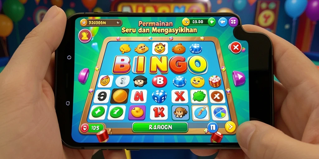 Screenshot utama T6 menampilkan gameplay seru Bingo.