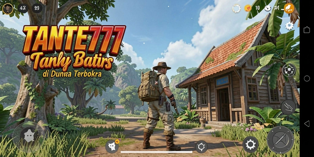 Gameplay seru TANTE777 dalam dunia terbuka yang luas.