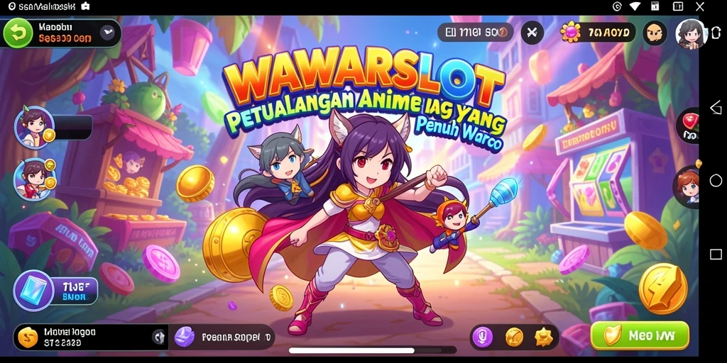 Tampilan gameplay WAWARSLOT yang seru dengan karakter Anime ikonik.