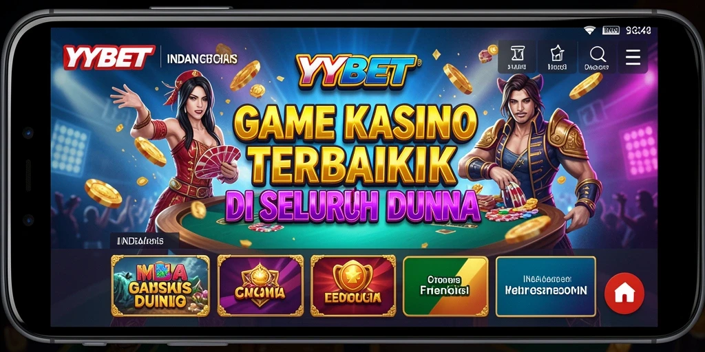 Tampilan menarik dari permainan Kasino di YYBET.