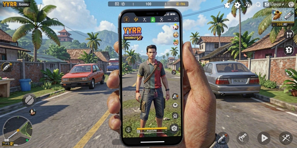 Tampilan gameplay YYRR yang menarik dengan detail yang menawan.